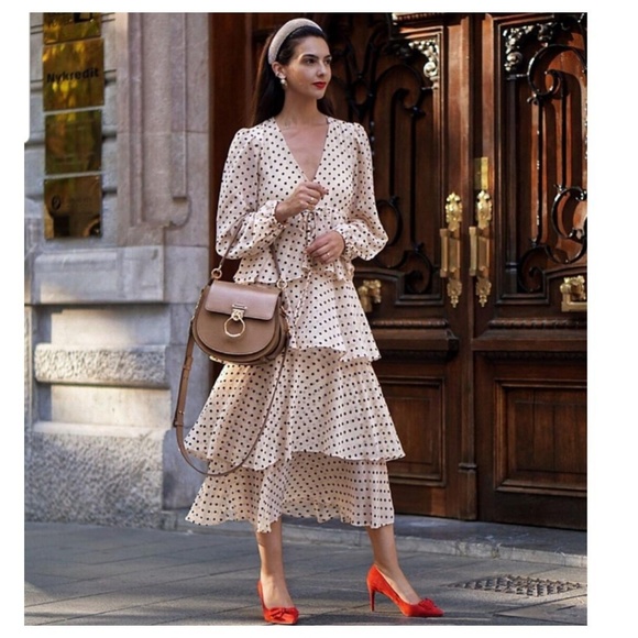 Zara Dresses & Skirts - 🎈 LAST ONE Zara polka dot dress w ruffles (5107)